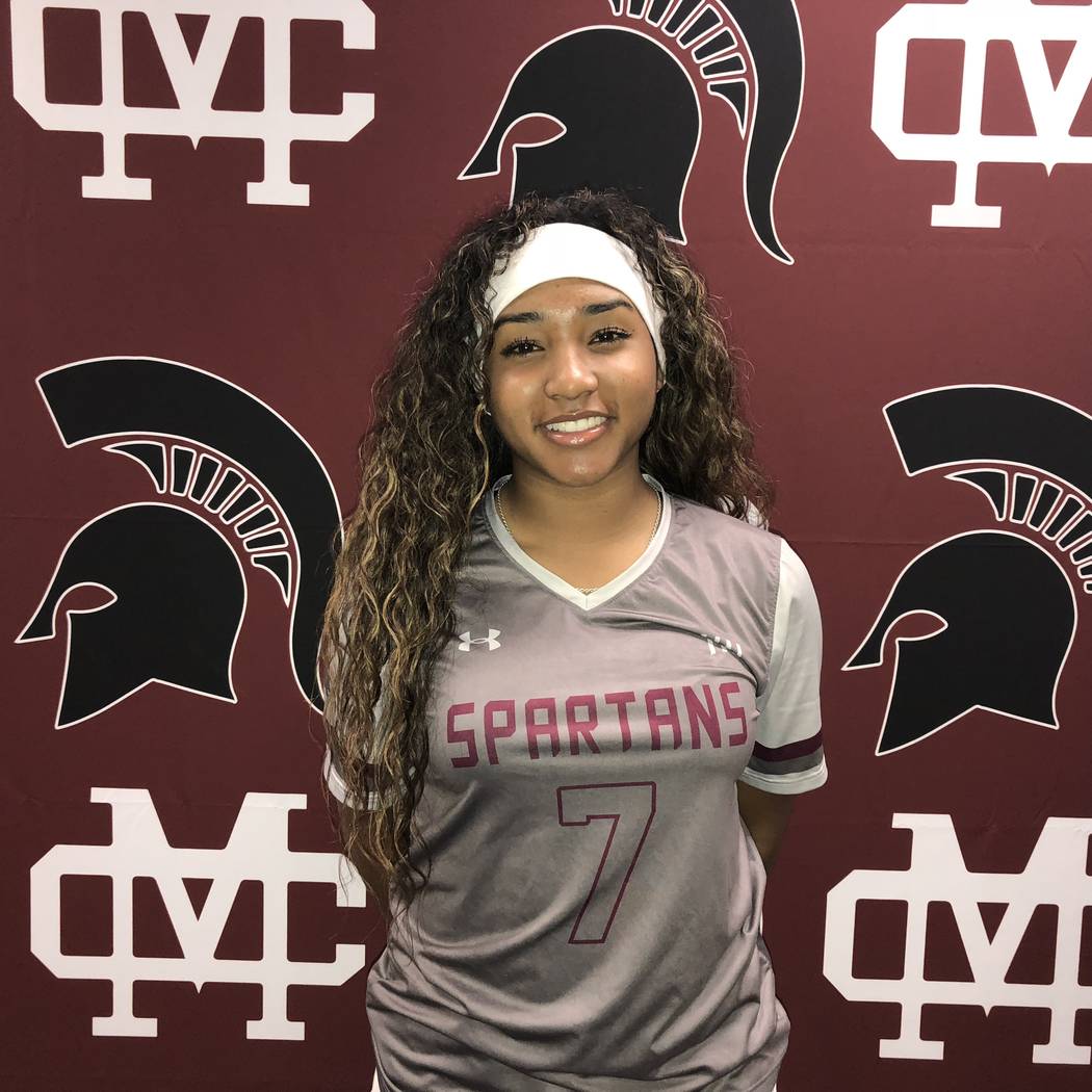 Cimarron-Memorial’s Mya Bethea is a member of the Las Vegas Review-Journal’s all ...