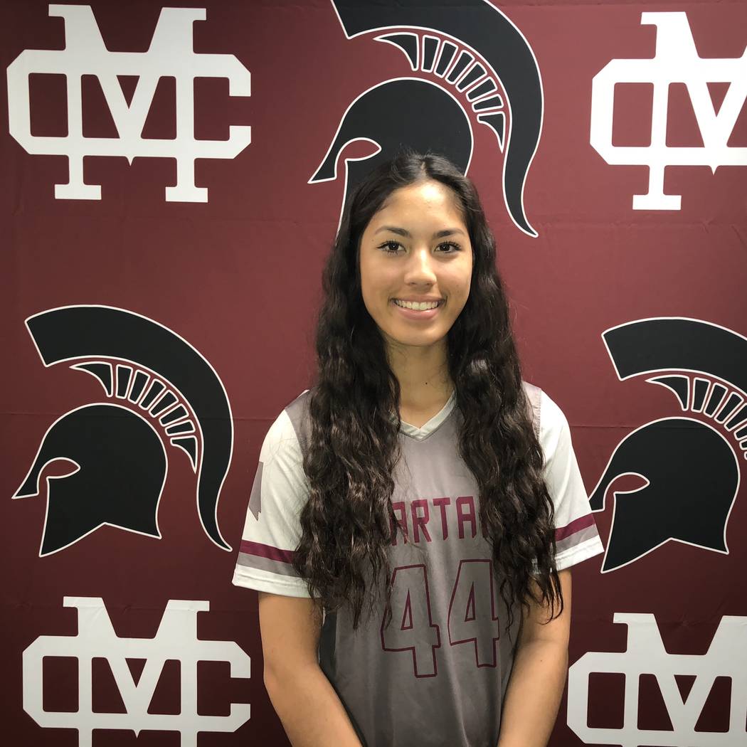 Cimarron-Memorial’s Tiarra Del Rosario is a member of the Las Vegas Review-Journal&#82 ...