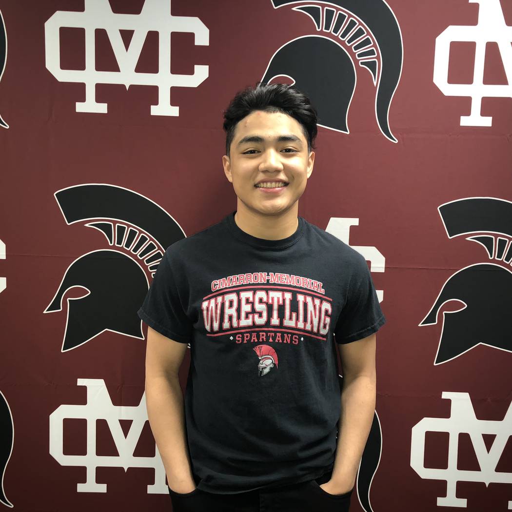 Cimarron-Memorial’s Amado Castellon is a member of the Las Vegas Review-Journal’ ...