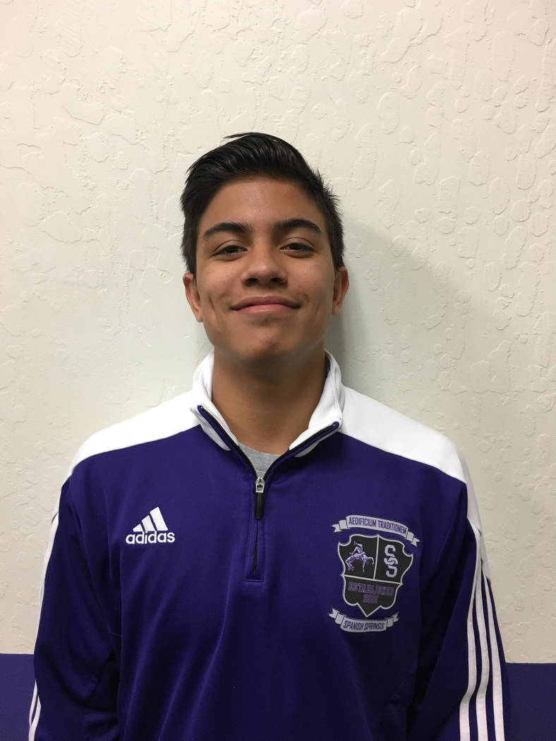 Spanish Springs’ Jacob Ruiz is a member of the Las Vegas Review-Journal’s all-st ...