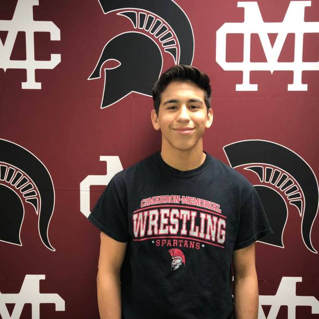 Cimarron-Memorial’s Nathanial Rodriguez is a member of the Las Vegas Review-Journal&#8 ...