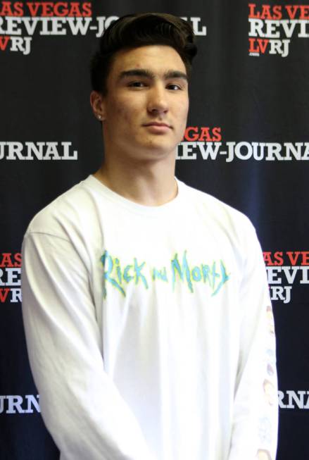 Desmond Bowers from Green Valley High School’s wrestling team is photographed at the R ...