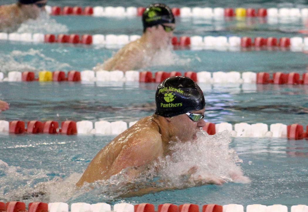 Palo Verde’s Ahmed Mohamed competes in the 10during the Class 4A state championships o ...