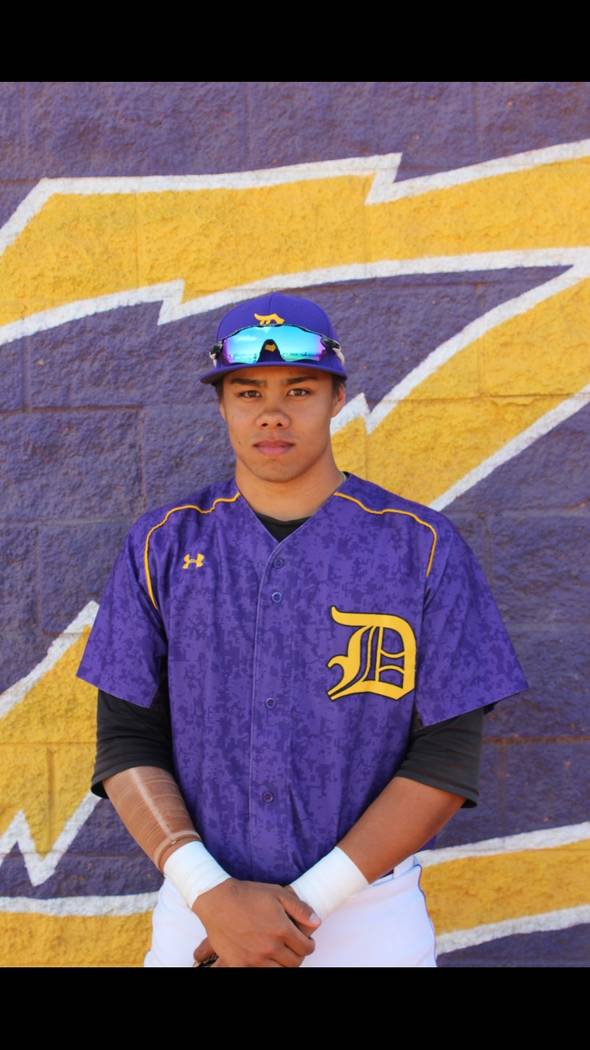 Durango’s Duke Pahukoa is a member of the Las Vegas Review-Journal’s all-state b ...