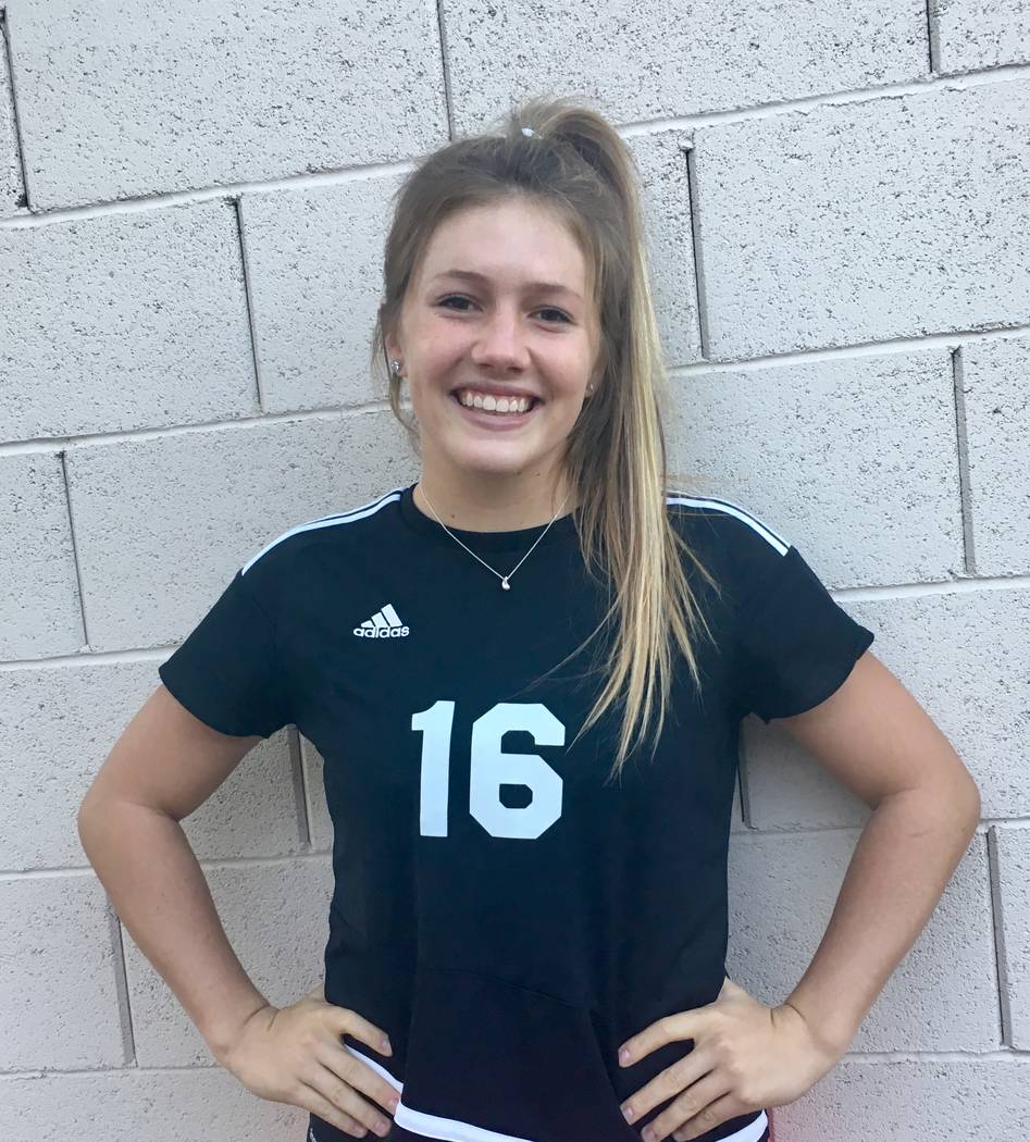 Palo Verde’s Olivia Packer is a member of the Las Vegas Review-Journal’s all-sta ...