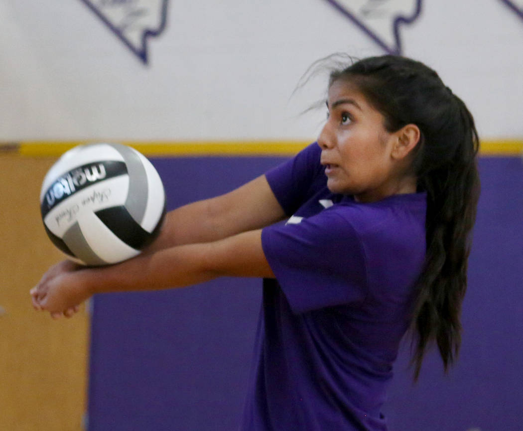 Sierra Leone Sanchez is one of four returning starters for Durango. Elizabeth Brumley/Las Ve ...