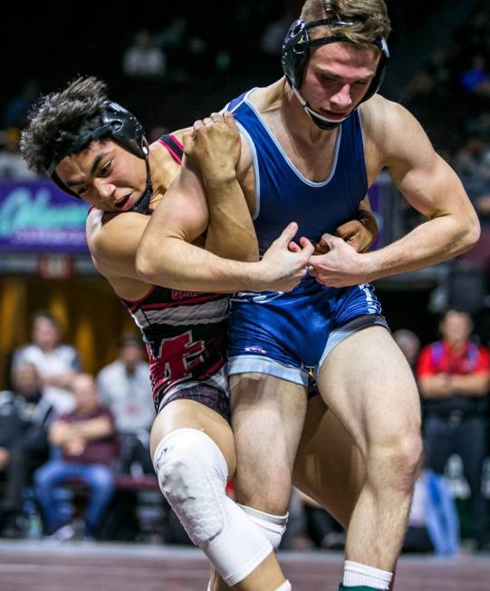 Amado Castellon, left, was the Class 4A state runner-up at 145 pounds last year. Patrick Con ...