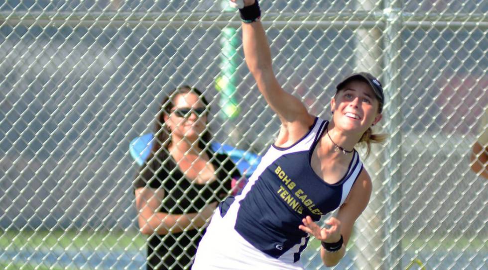 Robert Vendettoli/Boulder City Review Boulder City High School junior Olivia Mikkelson ...