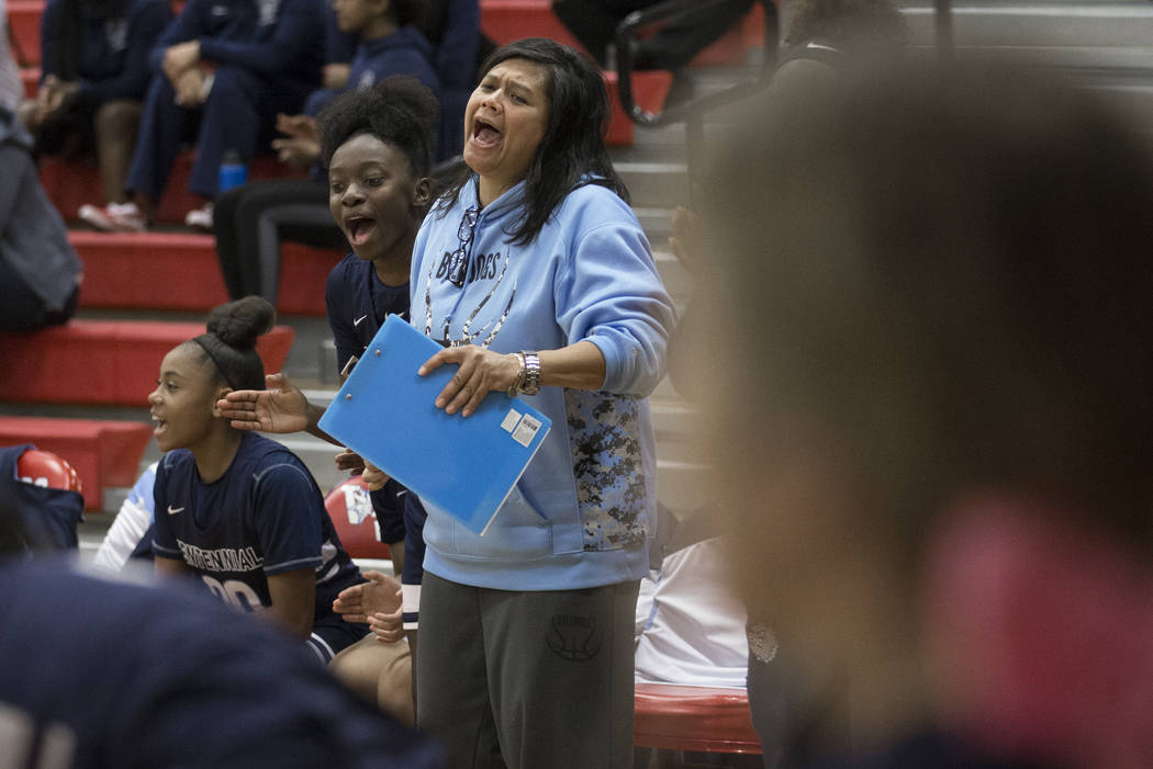 The Centennial bench erupts after a big play in the fourth quarter during the Bulldogs game ...