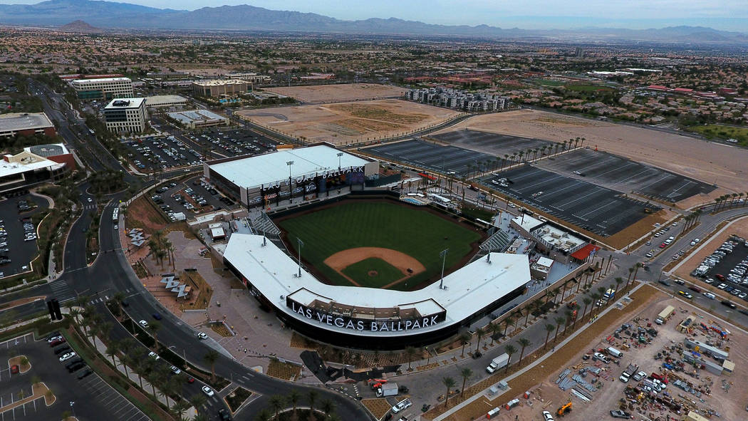 The Las Vegas Ballpark® in Downtown Summerlin, home of the Las Vegas Aviators® Tri ...