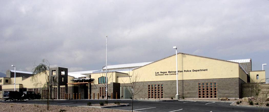 The Northwest Area Command substation is seen at 9850 W. Cheyenne Ave.