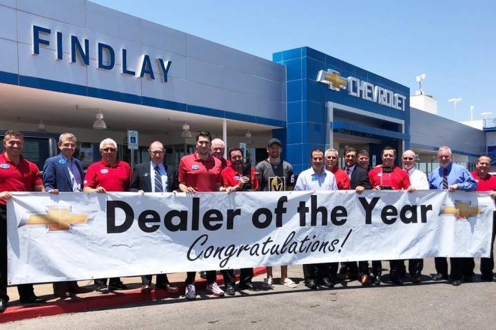 A big celebration took place recently when Findlay Chevrolet was named Dealer of the Year for t ...
