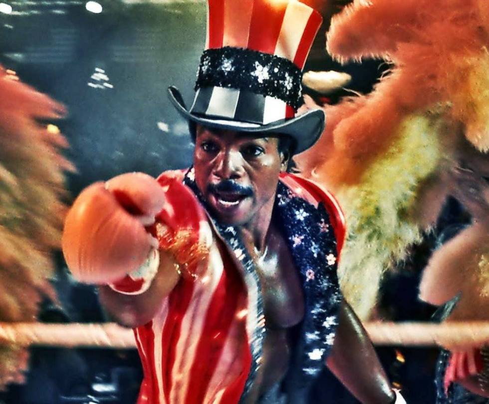 Carl Weathers as Apollo Creed in "Rocky IV." (MGM)