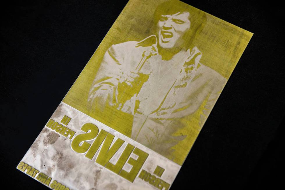 Elvis Presley memorabilia at Westgate on Thursday, July 11, 2019, in Las Vegas. (Benjamin Hager ...