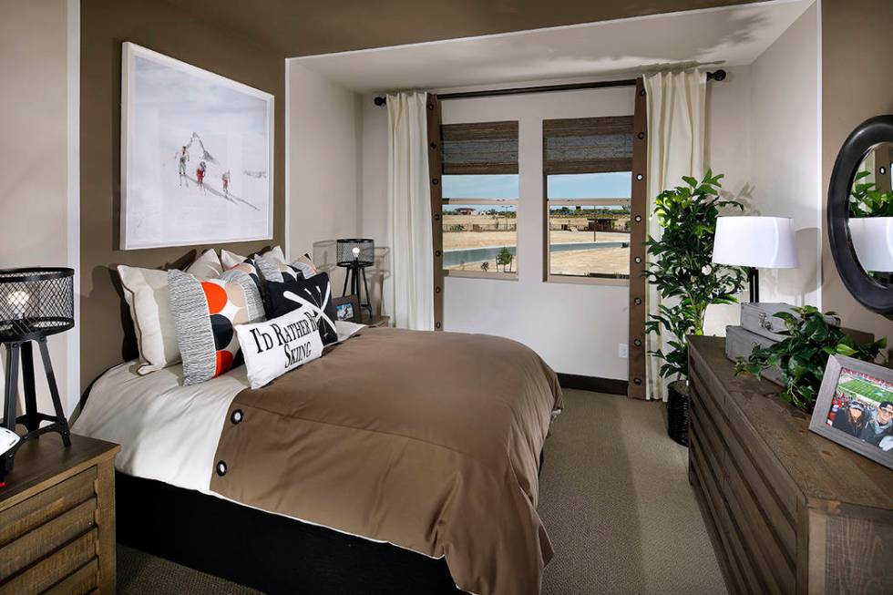 Terra Luna Plan Four has four bedrooms, including a master suite. (Anthony Gomez, A.G. Photogra ...