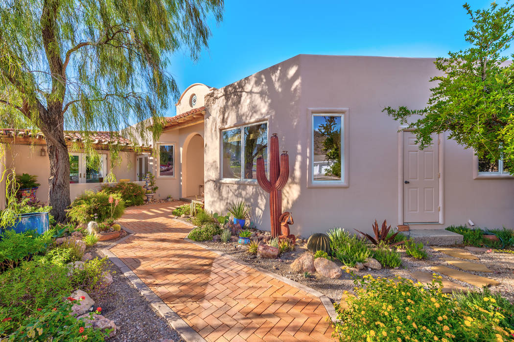 The Boulder City home was designed by Wayne Blue. (Desert Sun Realty)