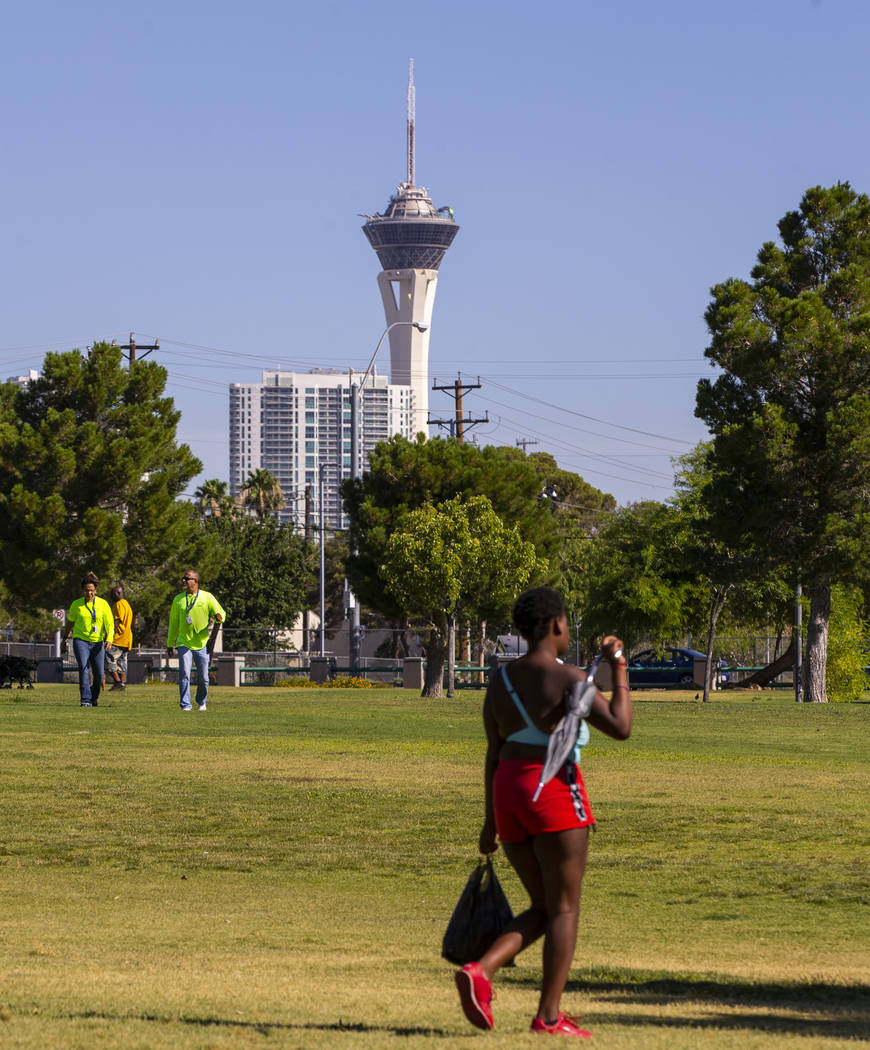 Members from HELP of Southern Nevada, the Southern Nevada Health District and Metropolitan Pol ...