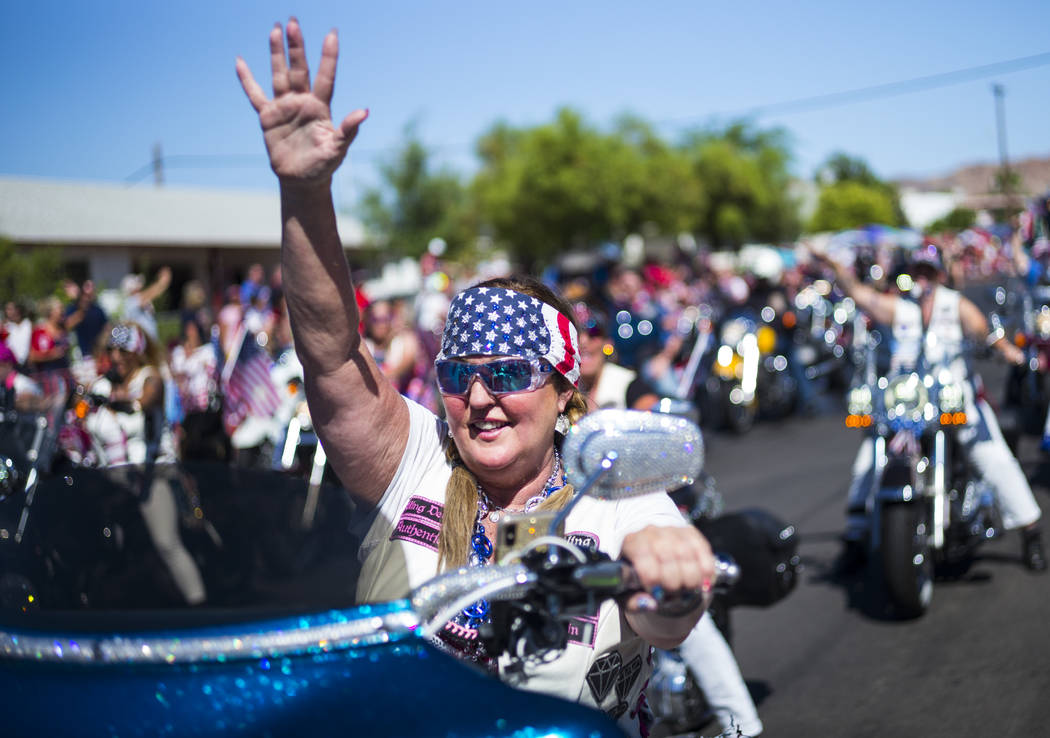 Shannon "Dazzlin" Venturo, founder and president of the Bling Devas motorcycle club, ...