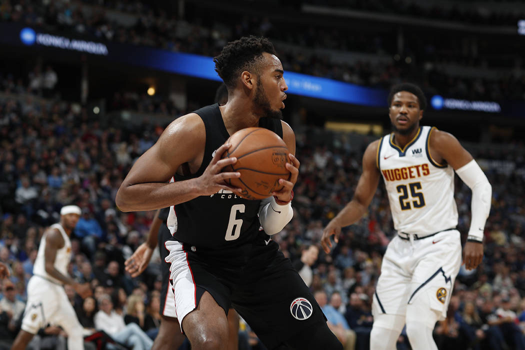 Washington Wizards forward Troy Brown Jr. (6) in the second half of an NBA basketball game Sund ...