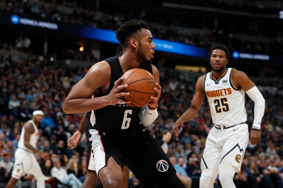 Washington Wizards forward Troy Brown Jr. (6) in the second half of an NBA basketball game Sund ...