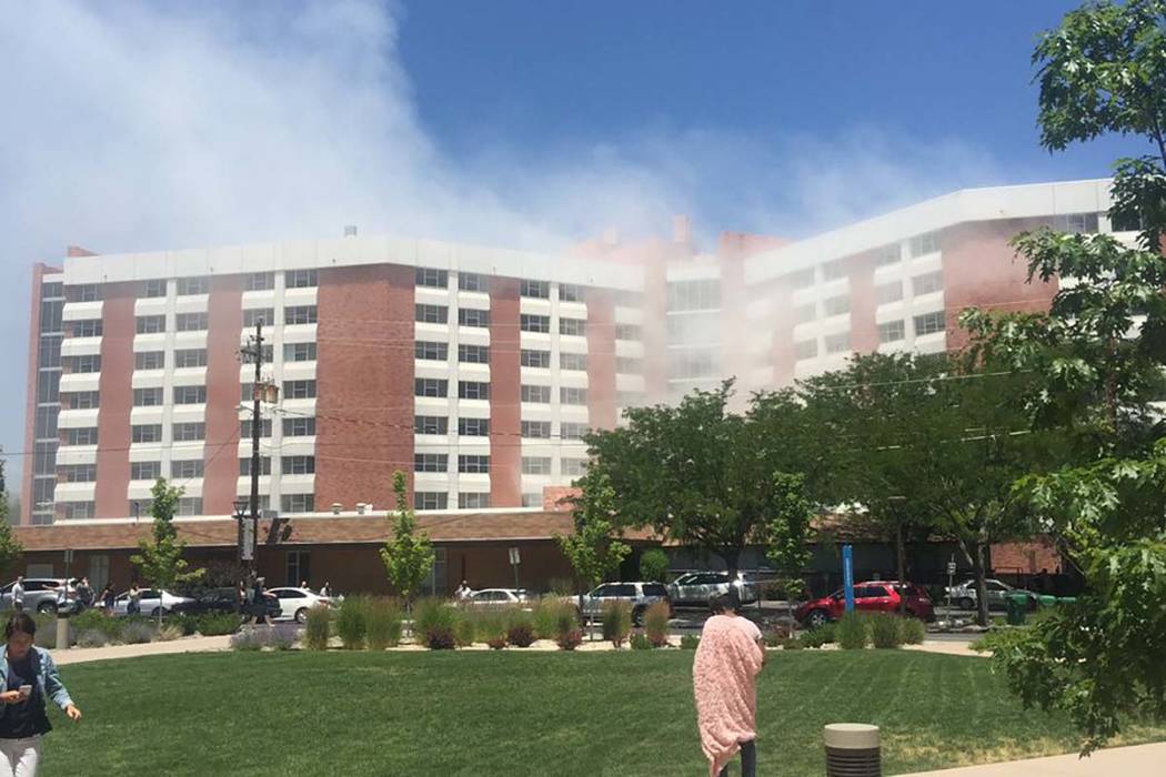 Police at the University of Nevada, Reno say there has been a utilities accident on campus, Fri ...