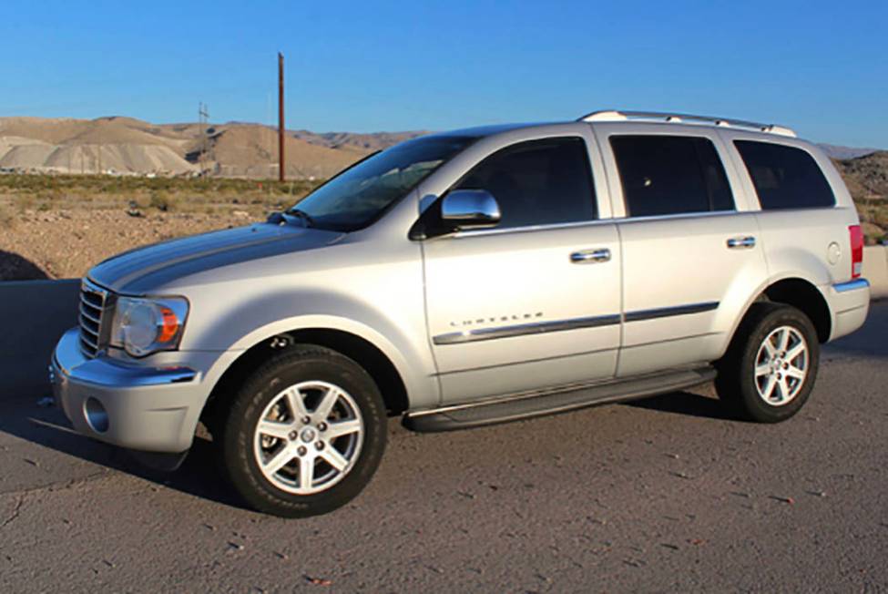 A Ford F-150 on Interstate 15. (Nevada Highway Patrol)