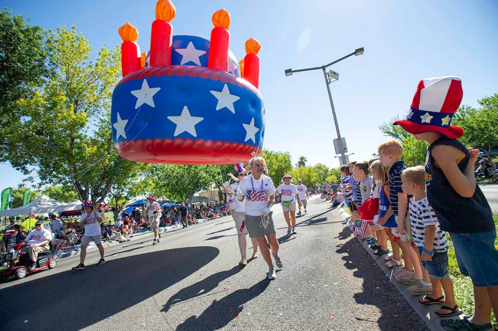 More than 2,500 people participated in the parade. (Summerlin)