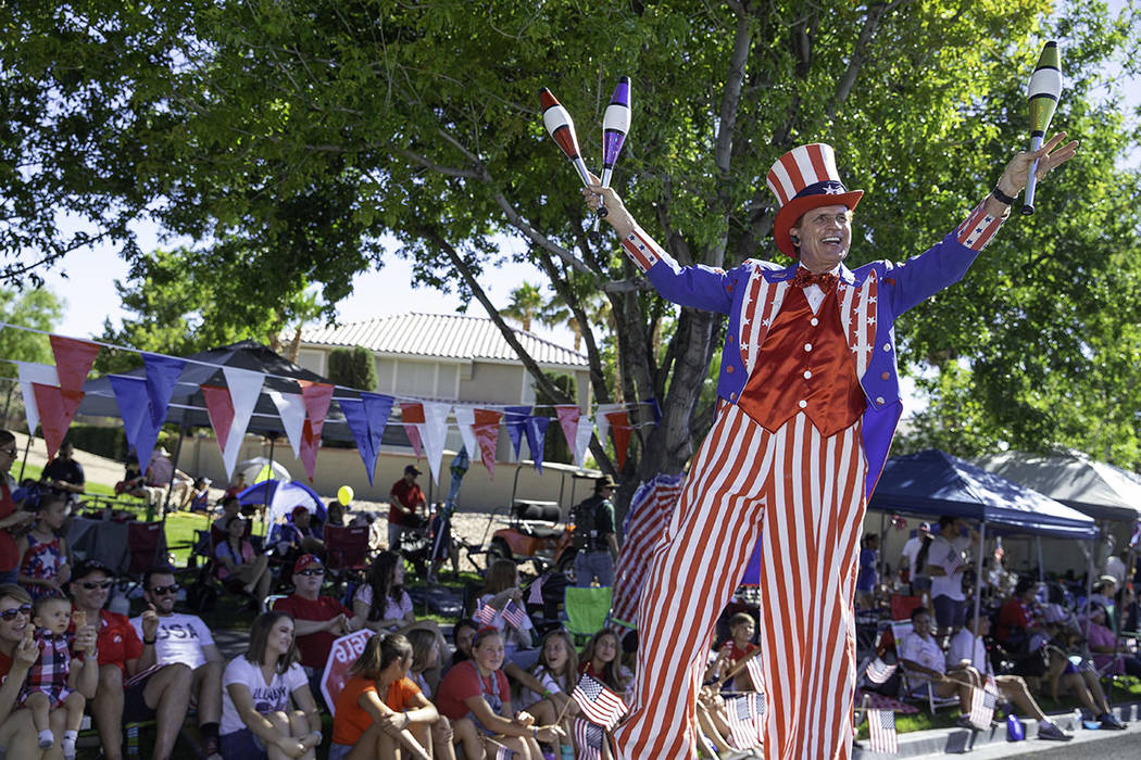 More than 40,000 Las Vegas Valley residents attended the 25th annual Summerlin Fourth of July p ...