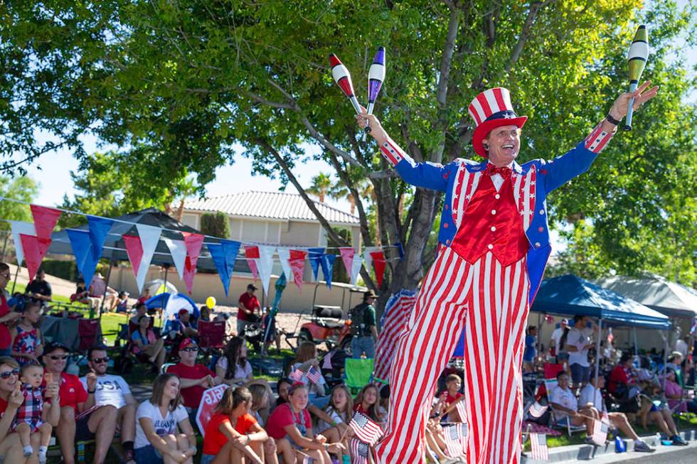 More than 40,000 Las Vegas Valley residents attended the 25th annual Summerlin Fourth of July p ...