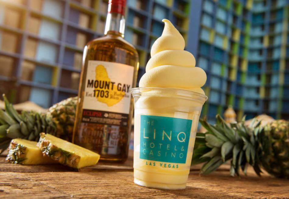 Dole Whips for grown-ups are popping up at many pools this summer. (The Linq Hotel)