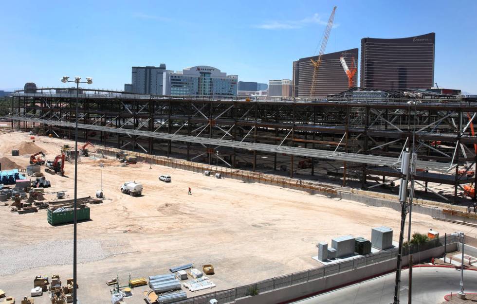 The Las Vegas Convention Center expansion photographed on Tuesday, July 9, 2019, in Las Vegas. ...