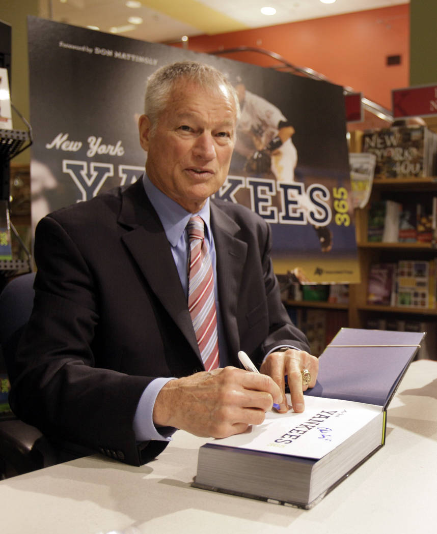 FILE - In this Wednesday, Oct. 7, 2009 file photo, Former New York Yankees pitcher Jim Bouton s ...