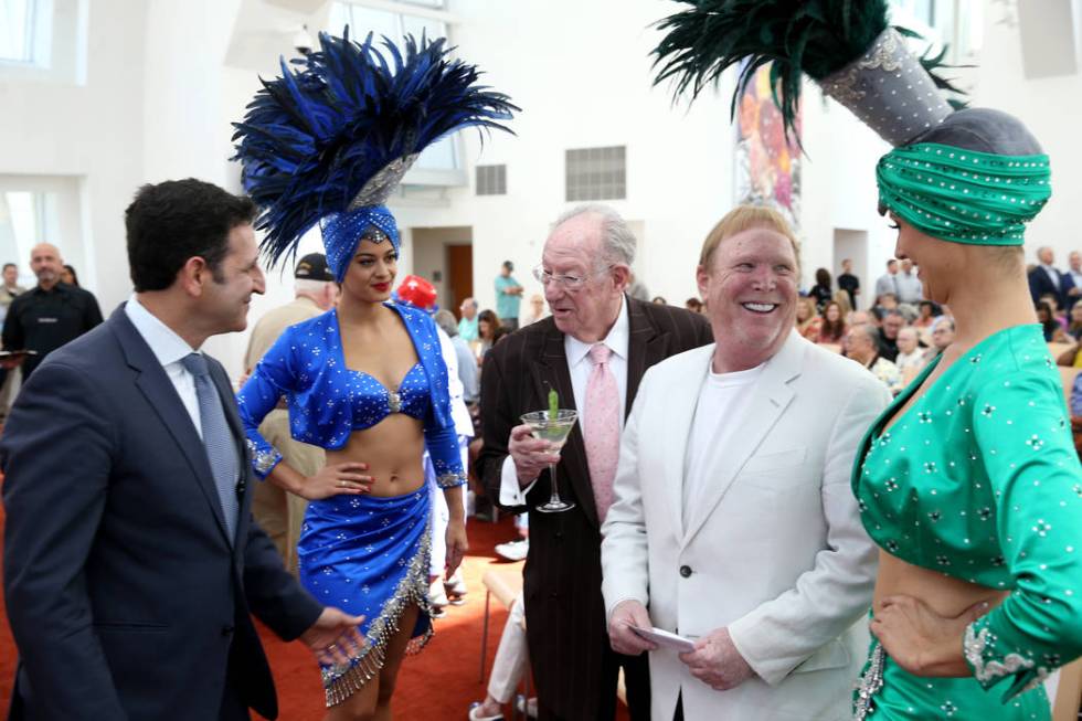 Cleveland Clinic Lou Ruvo Center for Brain Health Director Dr. Marwan Sabbagh, from left, showg ...