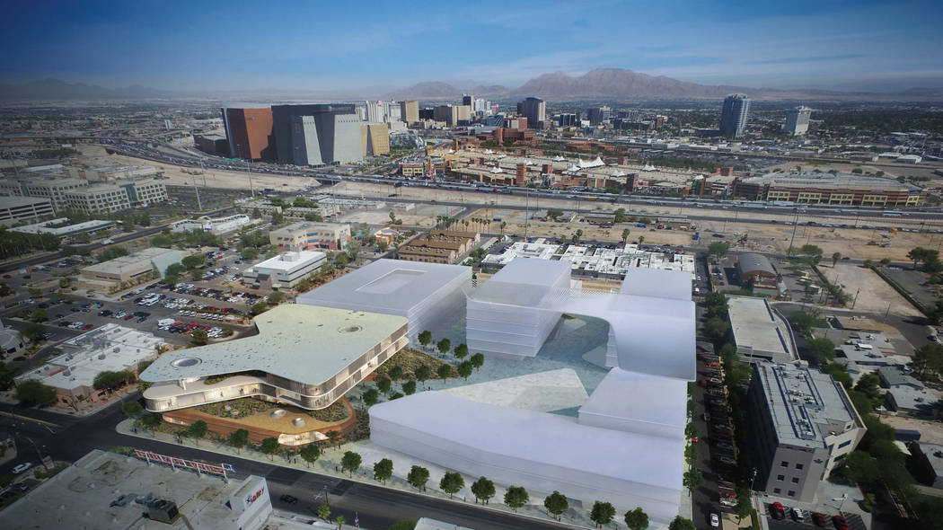 Rendering of the proposed new UNLV Medical School building. (UNLV)