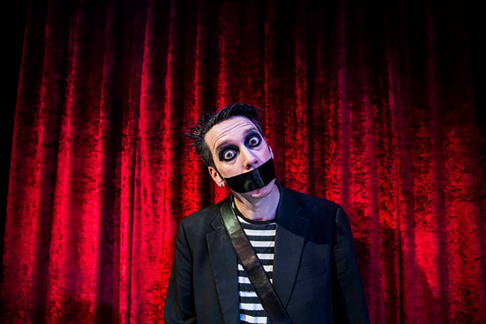 Sam Wills, aka Tape Face, an America's Got Talent Season 11 finalist, recently started his resi ...