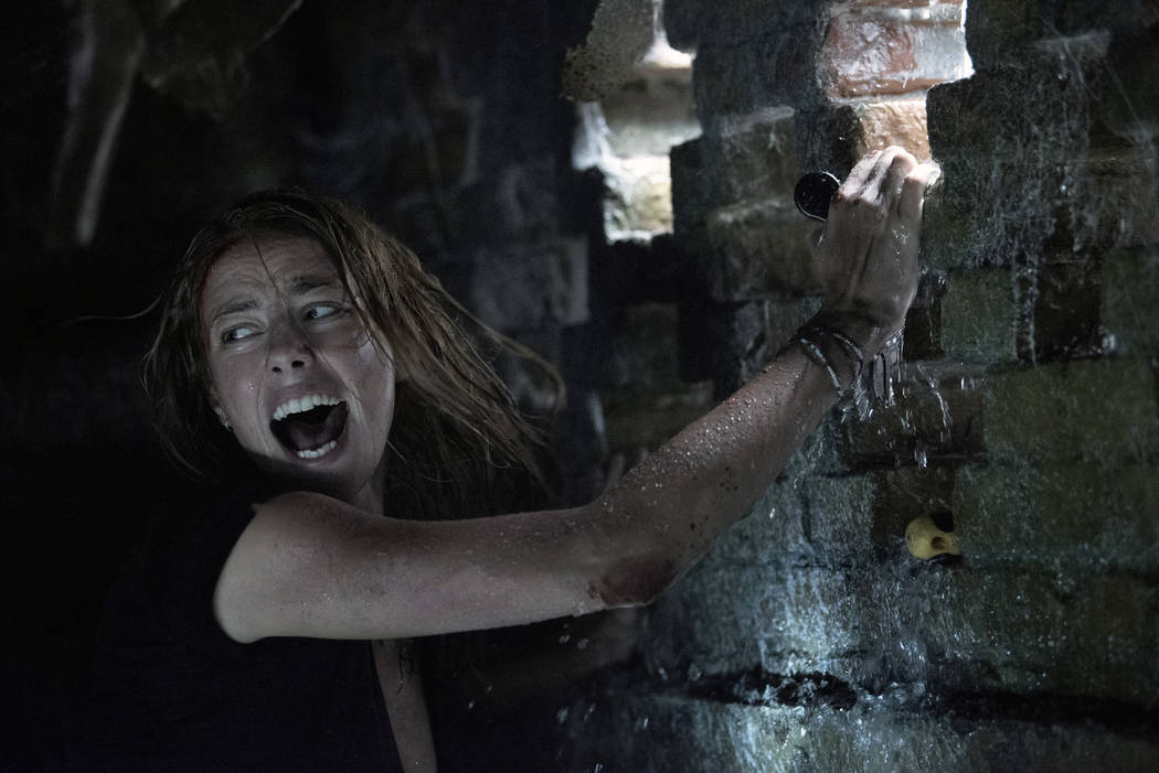 This image released by Paramount Pictures shows Kaya Scodelario in a scene from "Crawl.&qu ...