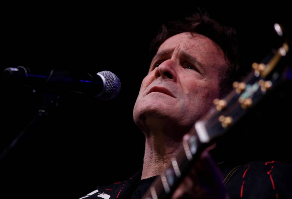 FILE - In this Saturday, Nov. 11, 2017 file photo, musician Johnny Clegg performs on stage duri ...