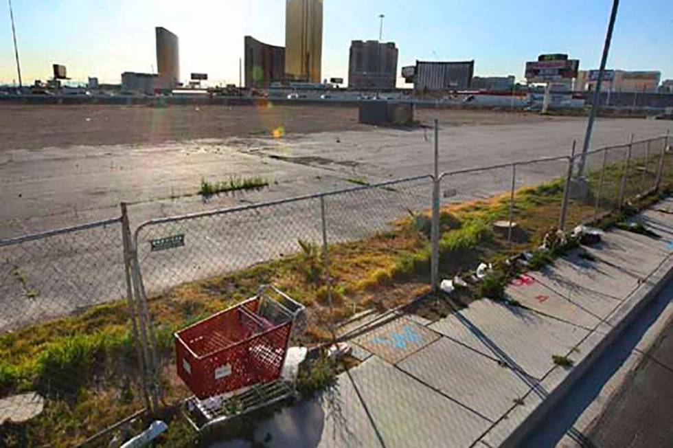 The former site of Scandia Family Fun Center. (Las Vegas Review-Journal file photo)