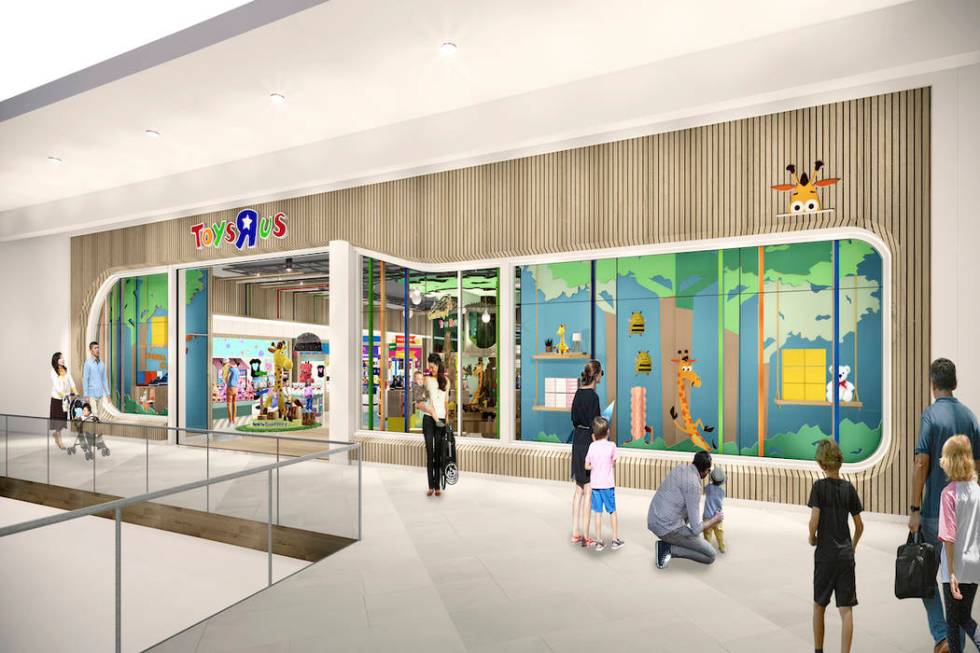 This undated artist rendering provided by Toys R Us shows an artist rendering of a new store, w ...