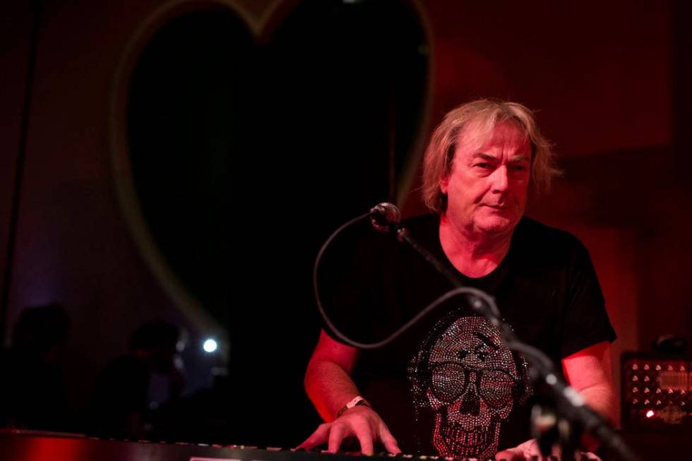 Geoff Downes performs at Jonathan Cain and Friends at Rose Bar on Saturday, April, 8, 2017 in N ...