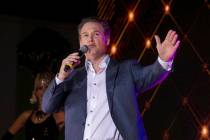 Alex Meruelo, founder of the Meruelo Group and owner of SLS Las Vegas, speaks during an event t ...