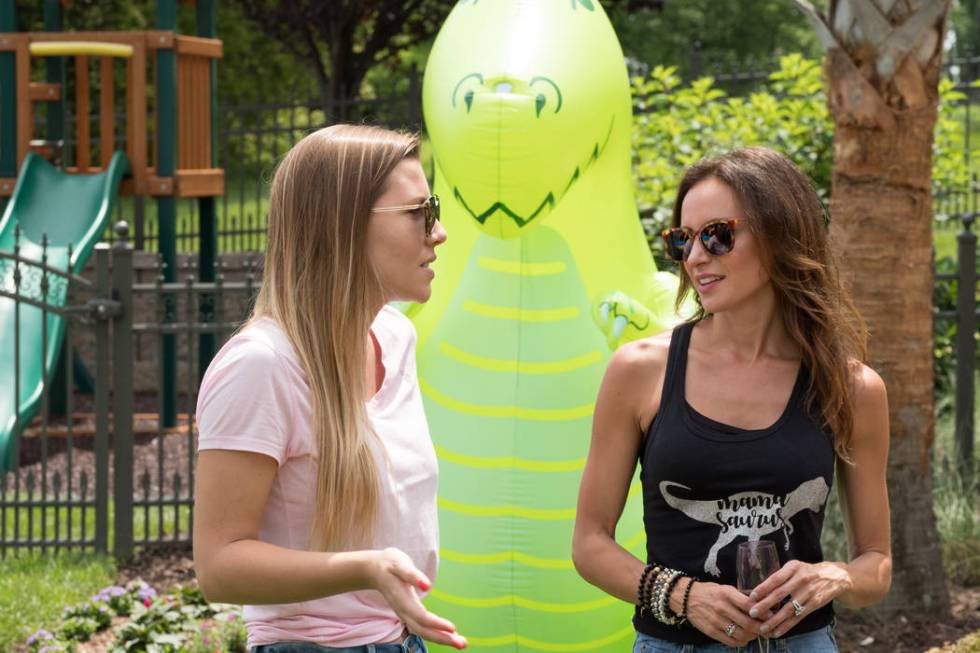 Ashley Busch, left, and Samantha Busch from "Racing Wives." (CMT)