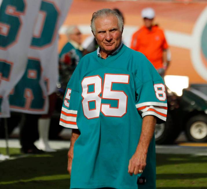 FILE - In this Dec. 16, 2012, file photo, Nick Buoniconti, former Miami Dolphins player and mem ...