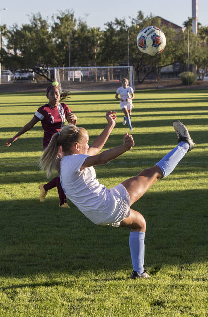 Elise Bush is one of eleven returning letter winners for Foothill. Benjamin Hager/Las Vegas ...