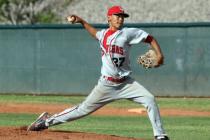 Las Vegas’ Jerome Byndloss delivers a pitch against Silverado.