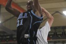 Foothill’s Torrance Littles (21) grabs an offensive rebound over Palo Verde’s Tr ...