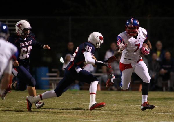 Liberty’s Jarvis Polu, seen after making a catch against Coronado in the fall, signed ...