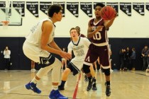 Akeemis Williams (right) is one of four returning starters for the Stars. (Josh Holmberg/Las ...