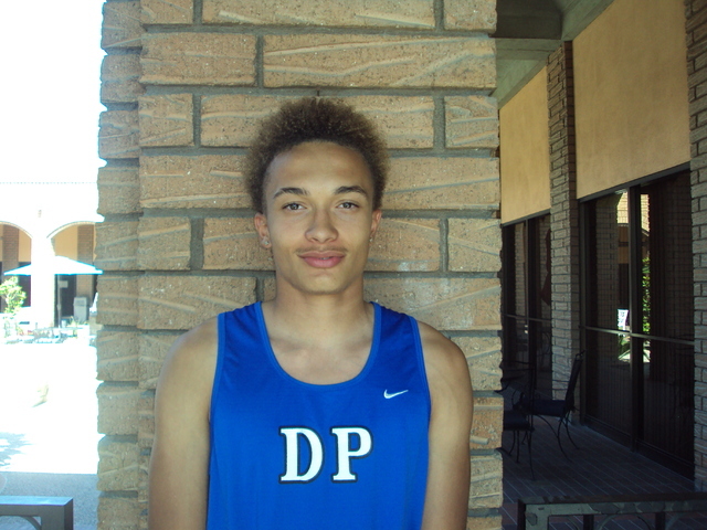 Amari Calvillo-Tatum, Desert Pines: The senior won the 200- and 400-meter dashes at the Divi ...