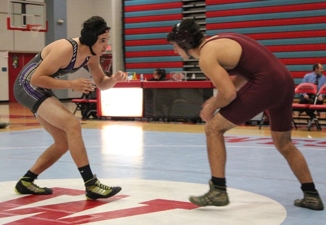 Sunrise Mountain junior Alex Herrera, left, qualified for the state tournament last season, ...